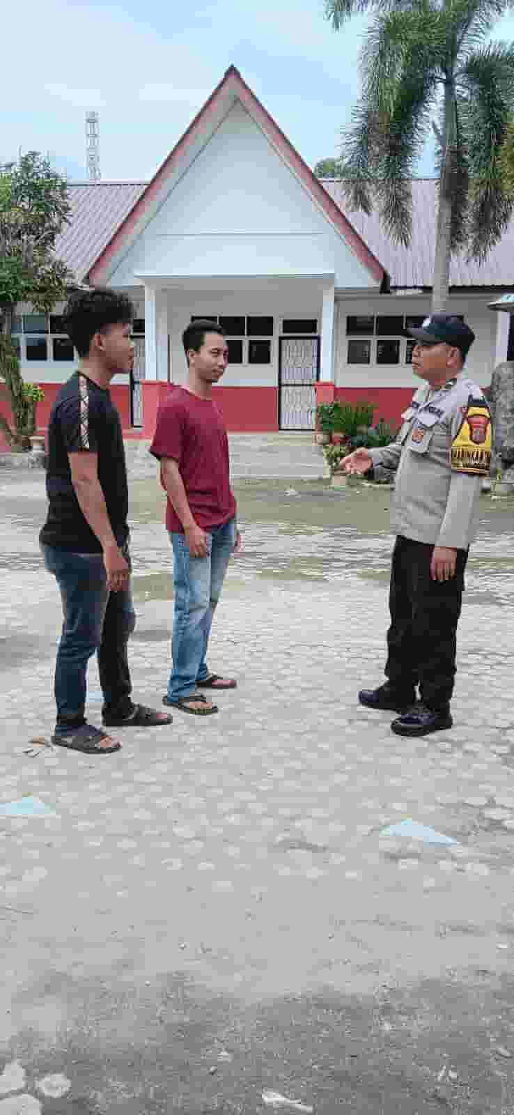Polsek Sei Tualang Raso Sambangi Warga Lewat Program Door to Door