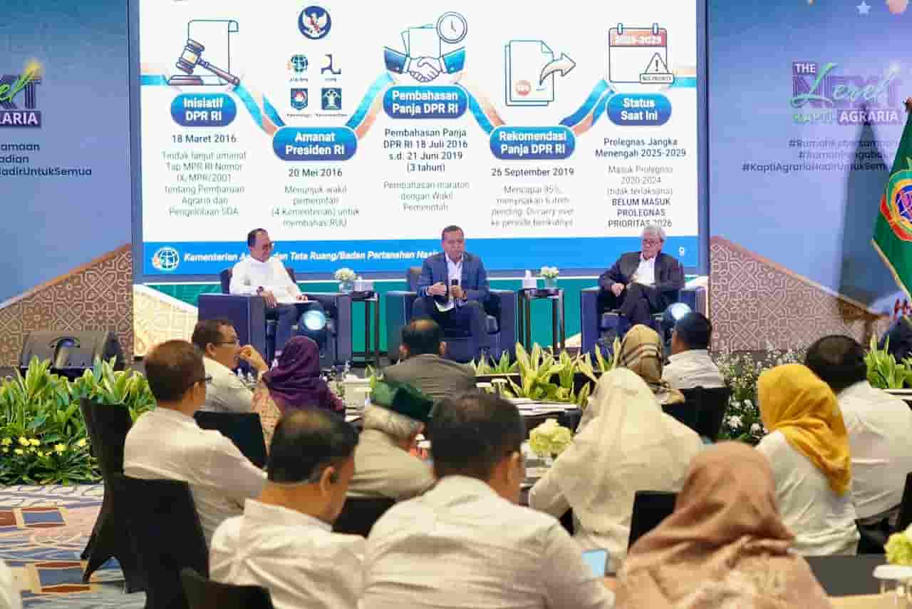 Kementerian ATR/BPN Libatkan KAPTI-AGRARIA Perkuat Substansi RUU Administrasi Pertanahan