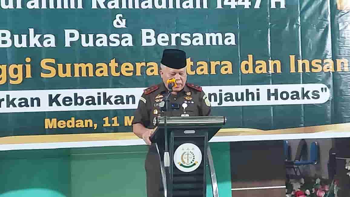 Buka Puasa Bersama Insan Pers, Kajati Sumut Ajak Media Tebar Kebaikan dan Perangi Hoaks