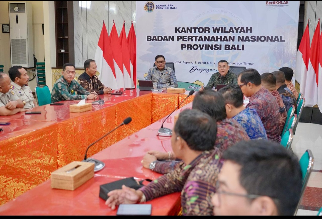 Wamen ATR/BPN Apresiasi Kinerja Jajaran di Bali, Tekankan Peningkatan Kualitas Pelayanan dan Data Pertanahan