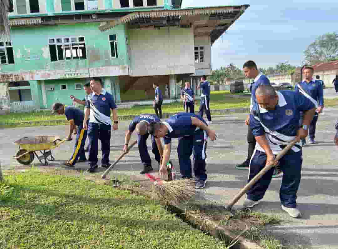Lapas Kelas IIB Tanjungbalai Asahan Gelar Kebersihan Fasilitas Umum dalam Rangka HBP ke-62 Tahun 2026