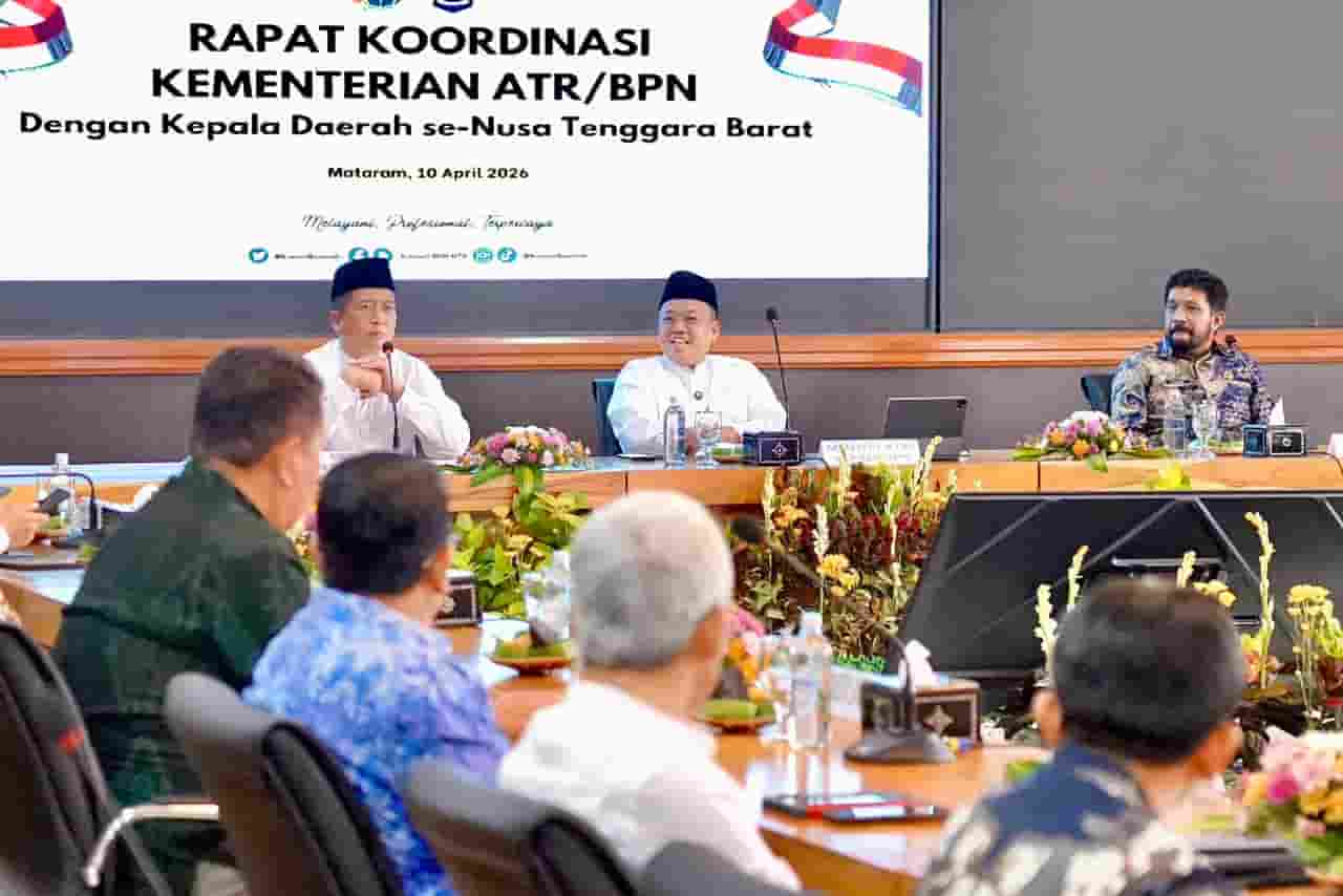 Hindari Konflik Pertanahan, Menteri Nusron Ajak Pemda dan Warga NTB Mutakhirkan Data