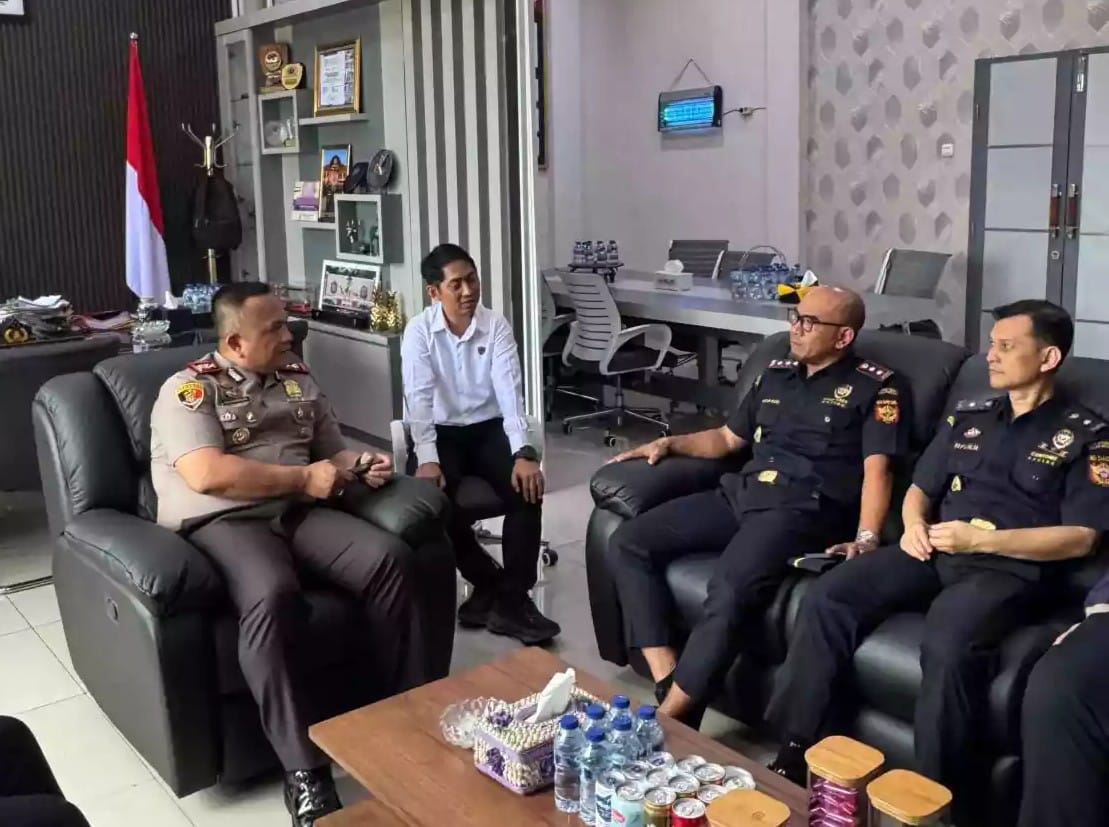 Jalin Kerjasama Lintas Instansi, Kapolres Batubara Sambut Kunjungan Bea Cukai Kuala Tanjung