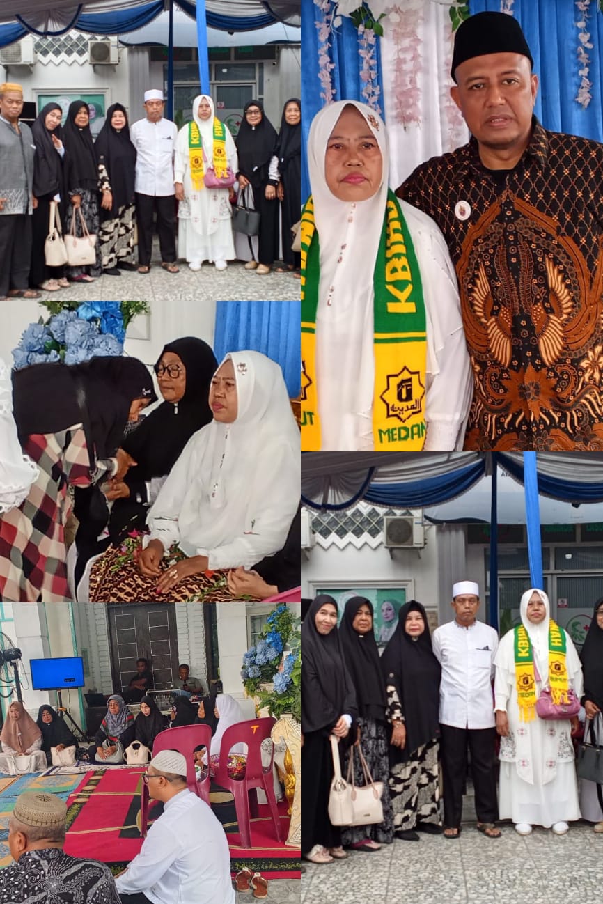 Wujudkan Cita-Cita Almarhum Suami, Ibu Ainiyah Berangkat Haji Bersama 20 Peserta Kelompok Almadinah