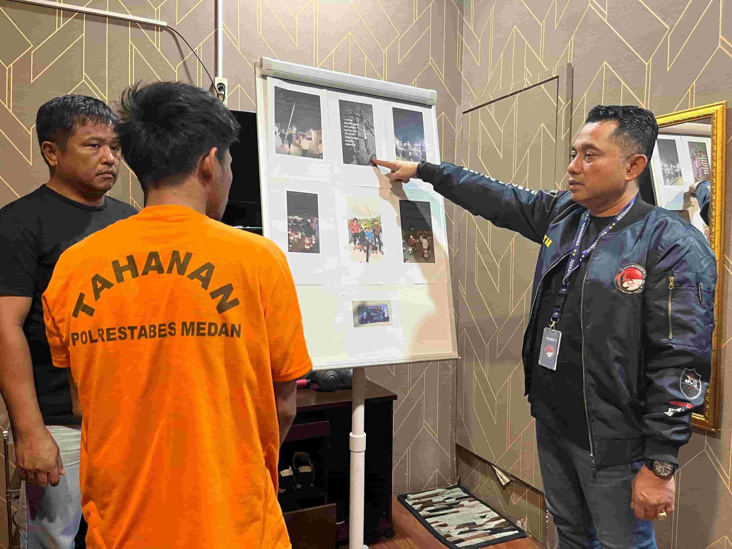 Viral! Panglima Geng Motor Dibekuk Polisi Hingga Tak Berkutik di Jalan Mojopahit Medan, Terlibat Peredaran Vape Kandungan Narkoba