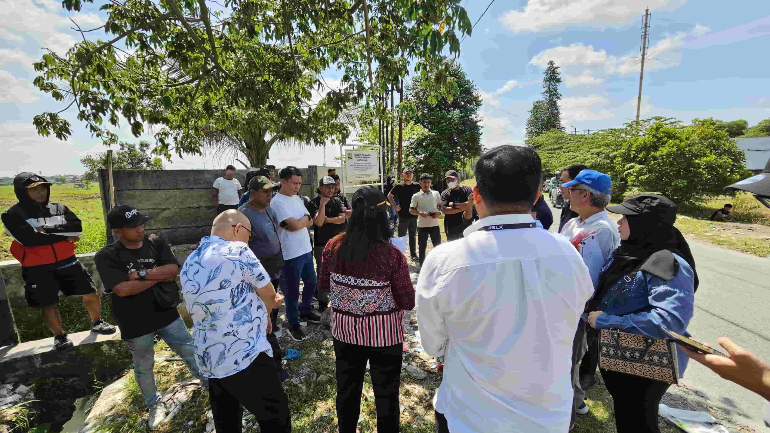 Sidang Lapangan Sengketa Lahan di Medan, Hakim Tidak Diperbolehkan Masuk ke Objek Perkara