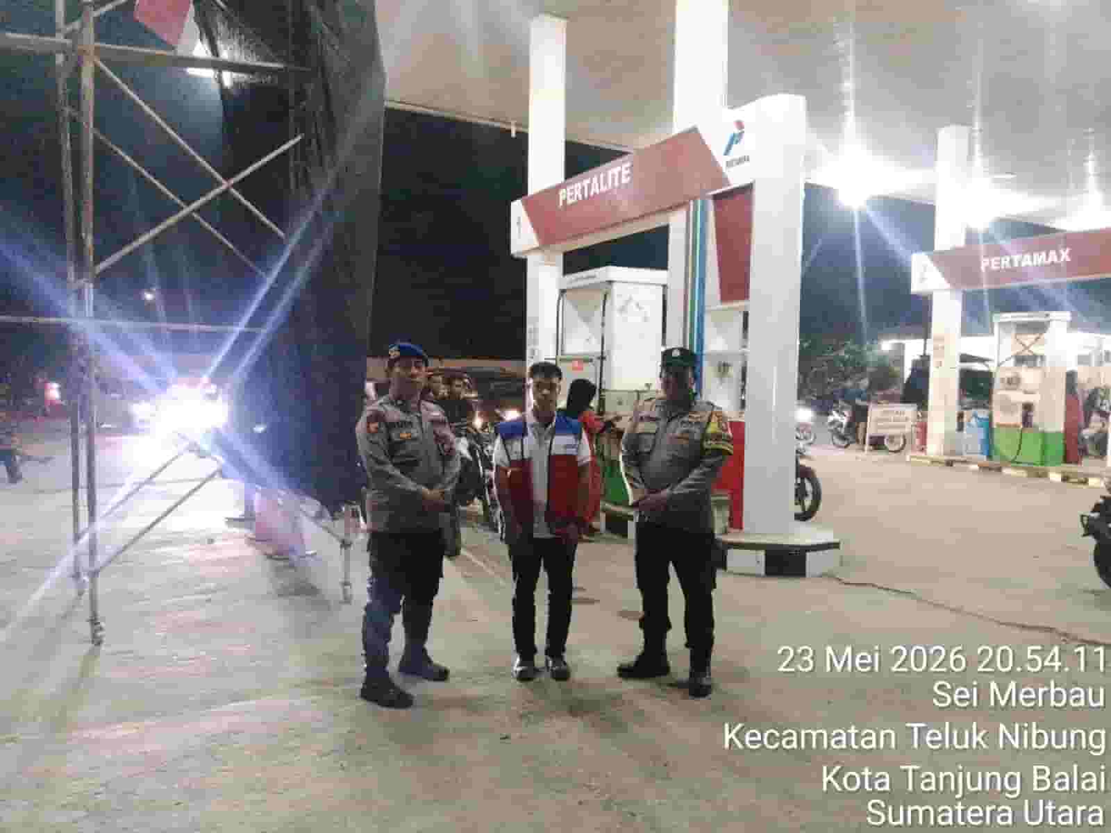 Polres Tanjung Balai Perketat Pengamanan dan Awasi Stok BBM di Sejumlah SPBU