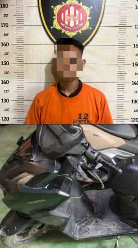 Modus Pura-Pura Motor Dicuri, Pria di Tanjung Balai Ditangkap Usai Sembunyikan Motor Teman