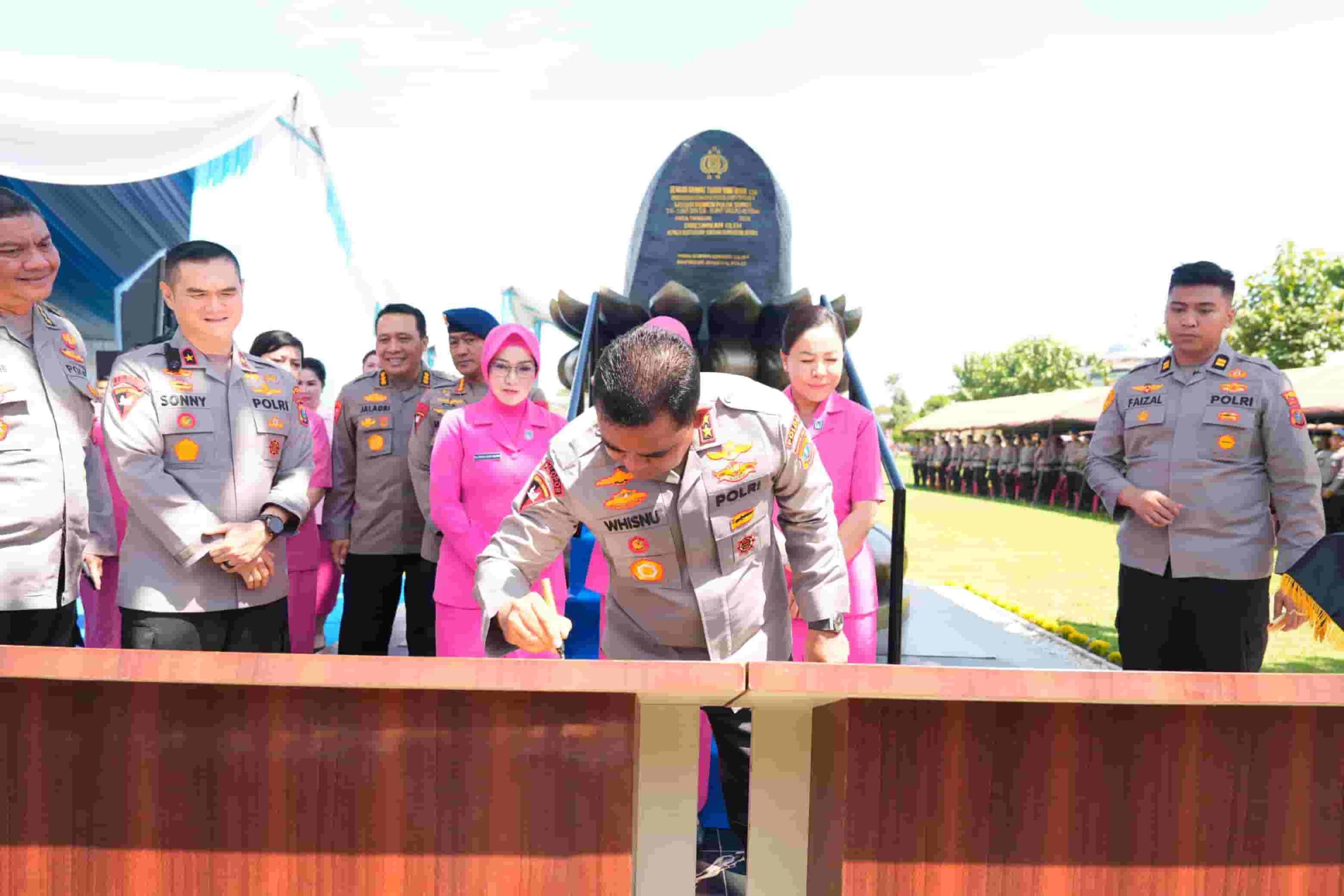 Kapolda Sumut Resmikan SPPG dan 40 Rumah Dinas Personel di Kompi II Batalyon A Brimob
