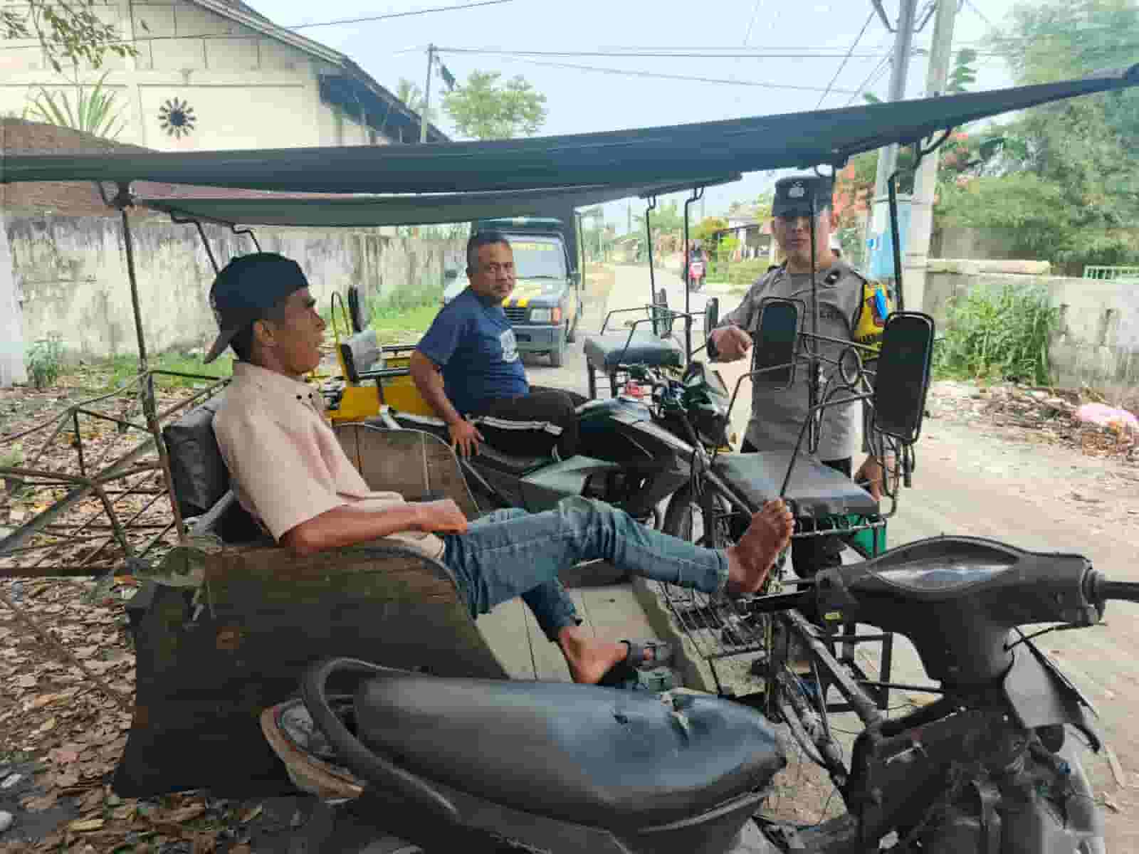 Bhabinkamtibmas Polsek Sei Tualang Raso Ajak Warga Jaga Kamtibmas