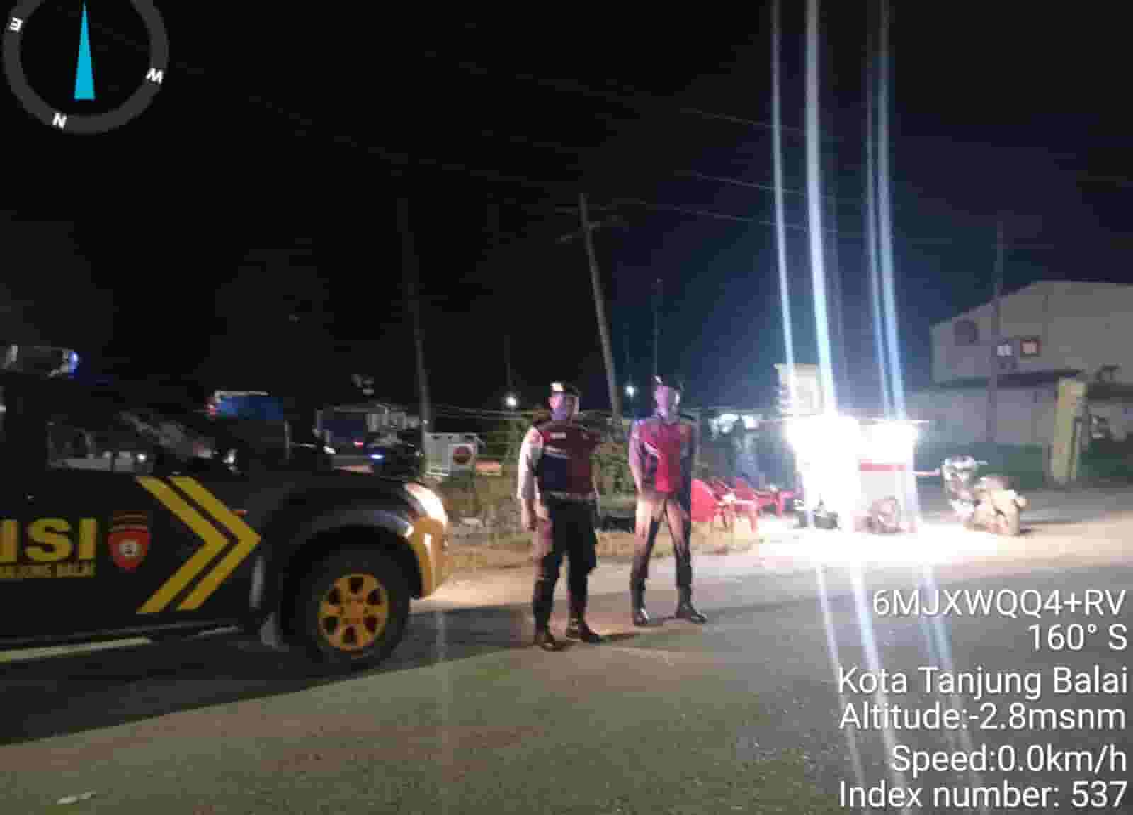 Cegah Begal hingga Geng Motor, Sat Samapta Polres Tanjung Balai Intensifkan Patroli