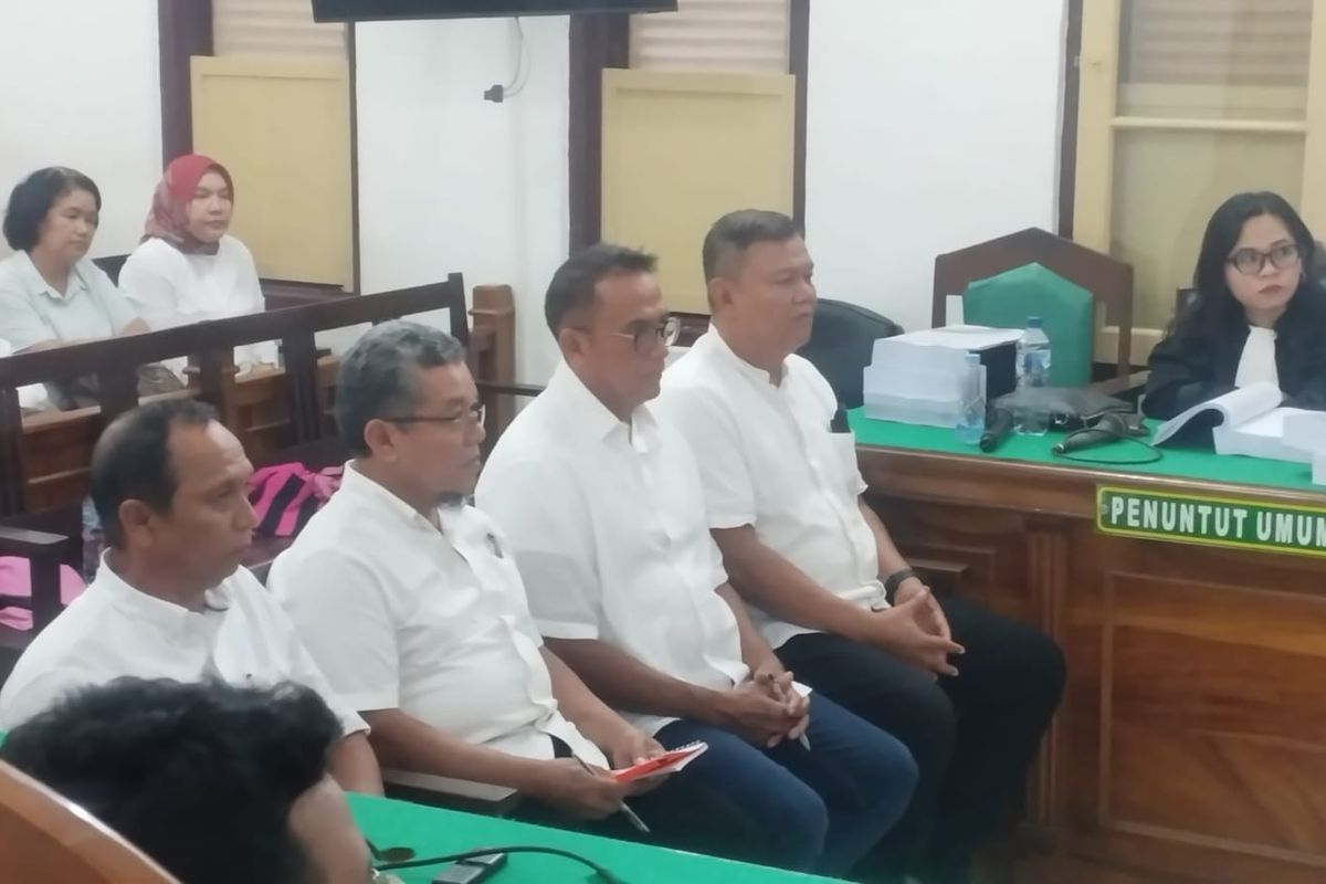 4 Terdakwa Kasus Jual Beli Aset PTPN II Dituntut 1 Tahun 6 Bulan Penjara