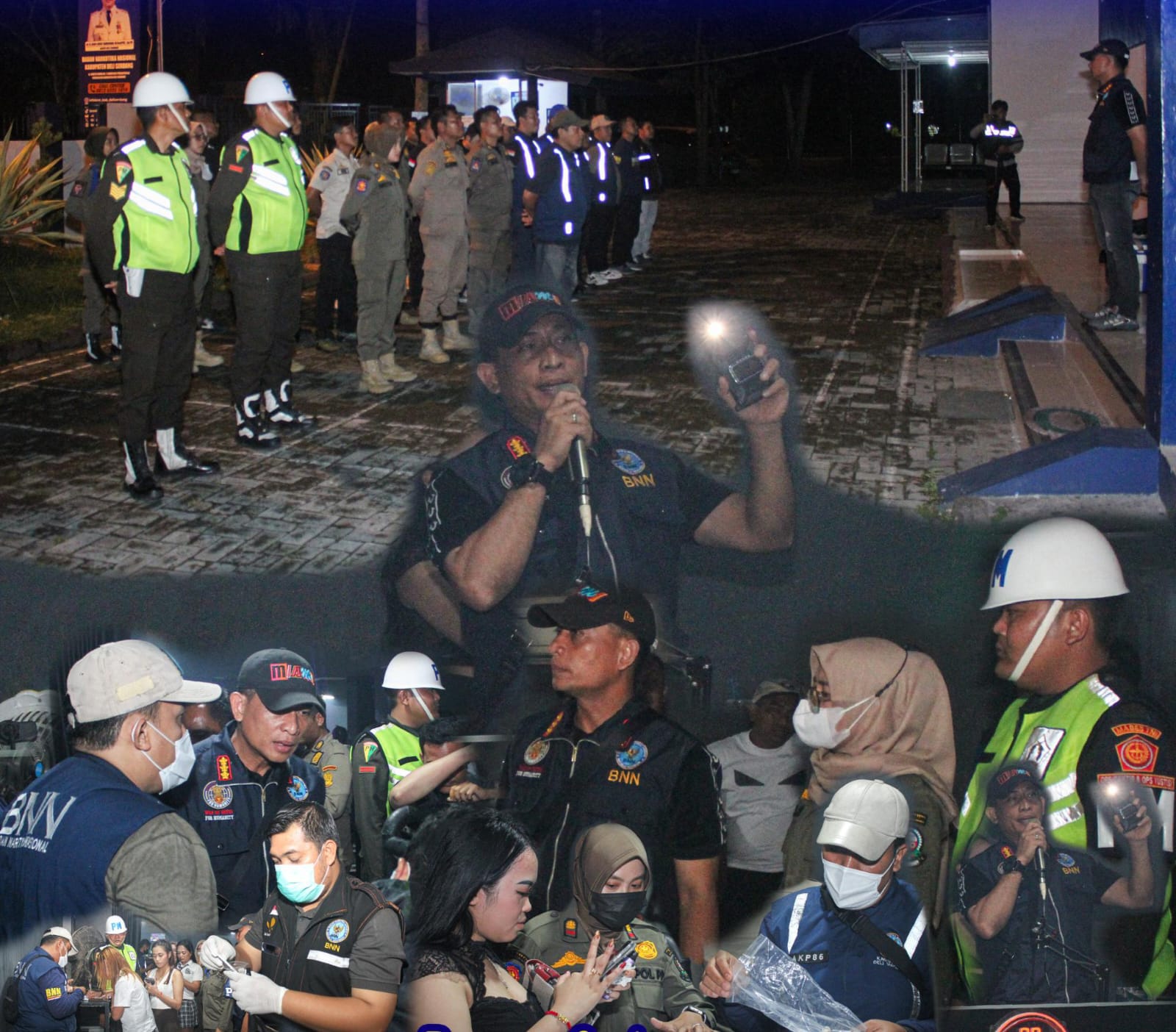 Bersinergi Cegah Peredaran Narkoba, BNNK Deli Serdang Gandeng Forkopimda Gelar Razia Gabungan Tempat Hiburan Malam — 12 Pengunjung Positif Narkoba