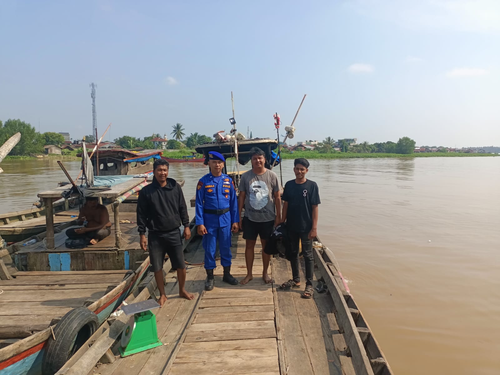Jaga Perairan Tanjung Balai Tetap Kondusif, Sat Polairud Intensifkan Patroli Laut