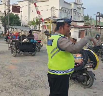 Antisipasi Balap Liar, Sat Lantas Polres Tanjung Balai Gelar Patroli Sore